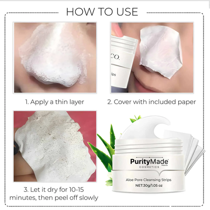 PurityMade | Aloe Pore Strips Cleansing Set